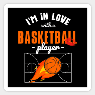 I'm in love with a Basketball player Magnet